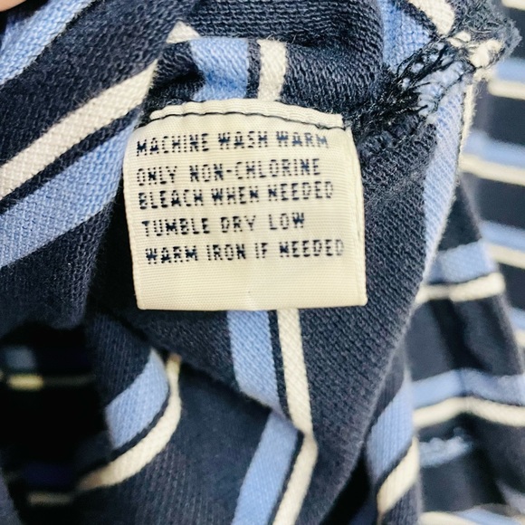 Polo by Ralph Lauren - Men's Blue Stripe Short Sleeve Polo - Size: M - Picture 3 of 5